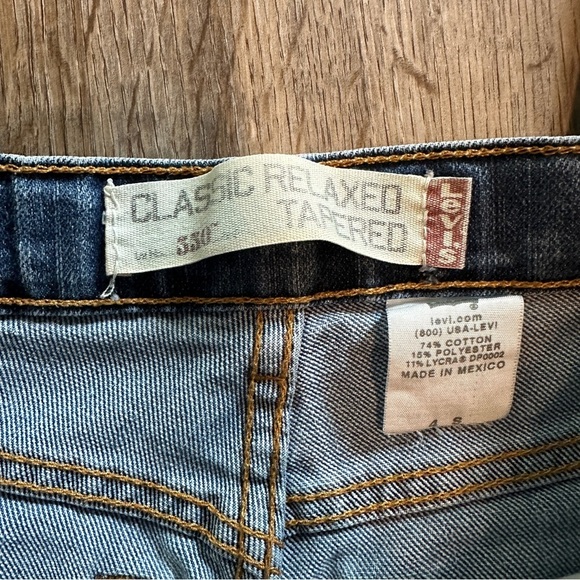 Levis 330 Classic Relaxed Tapered Jeans Womens Size 4 S - Picture 2 of 4